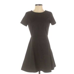 BCBGeneration Cap Sleeve Black Skater Dress Size S